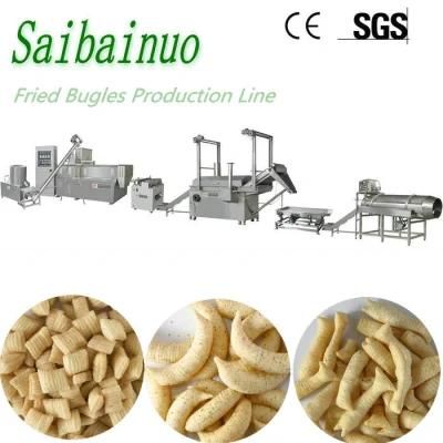 Frying Snacks Food Machine Bugles Chips Production Line