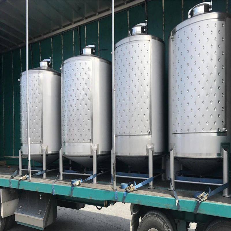 Jacketed Pressure Jacketed Double Wall Red Grape Wine Tank