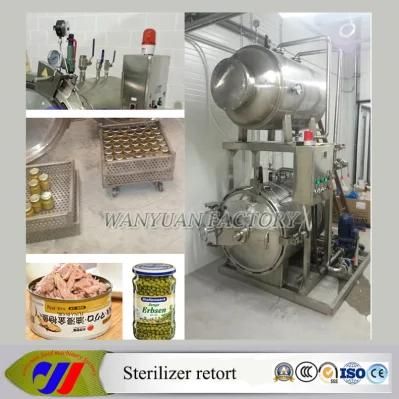 Steam Spray Retort Sterilizer Autoclave for Glass Jar