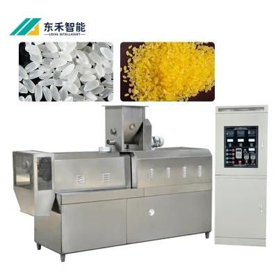 China Nutritional Right Rice Kernel Extruder Machinery/Automatic Fortificated Rice ...