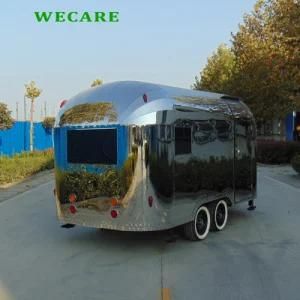 Mobile BBQ Hotdog Waffles Food Trailer