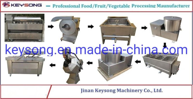 Potato Chips Production Line Plant Snack Food Machine