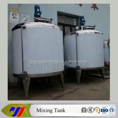 Cream Cheese Batch Pasteurizer/ Steam Heating and Cooling Vat