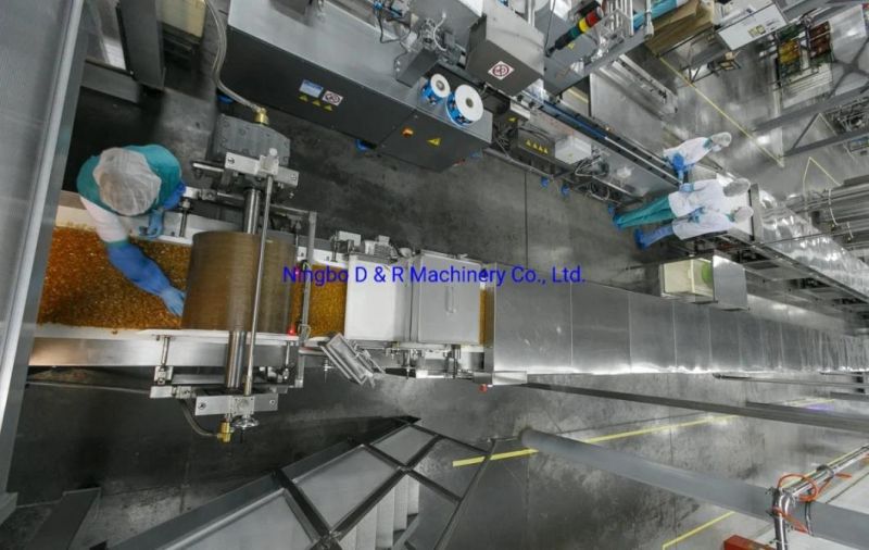 Automatic Chocolate Coated Candy Bar Production Machine