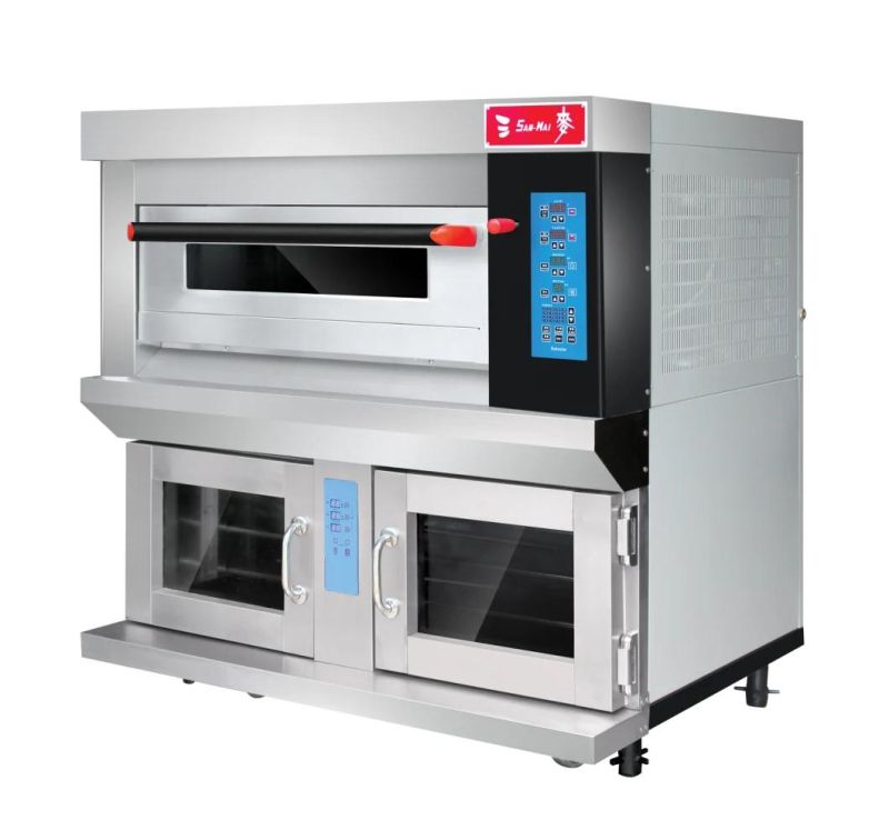 Top Quality Electric Deck Oven for Bread Baking Equipment 3 Deck 6 Trays Commercial Electric Bread Stove Oven