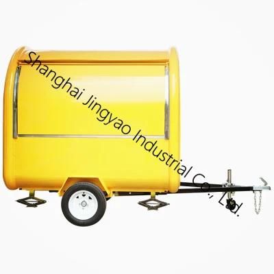Stainless Steel Fashionable Appearance Caravan Trailer Fast Food Trailer for Sale