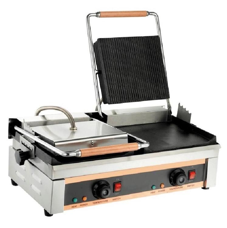 Electric Double Plate Sandwich Grill (Up grooved & Down grooved)