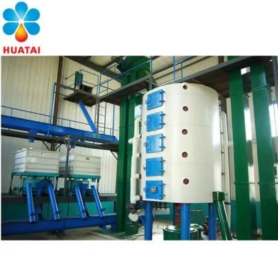 Rice Bran Oil Production Line Machinery Crude Rice Bran Oil Refining Machinery