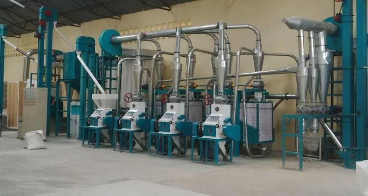 Auto Industrial Corn Flour Milling Process Plant