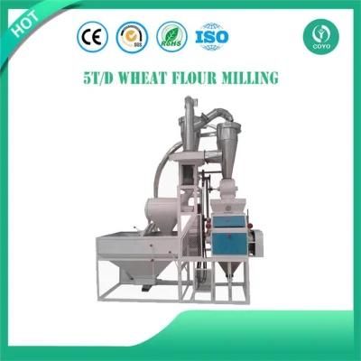 5t/D Wheat Flour Milling Plant Grinding Machine