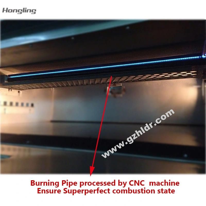 LPG Commercial Bakery Machine 3-Deck Gas Oven Bread Oven for Sale