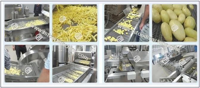 French Fries Frying Machine French Fries Making Machine / Potato French Fries Production Line