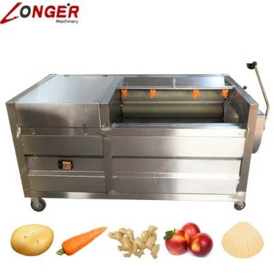 Automatic Carrot Potato Washing and Peeling Machine Ginger Washing Machine