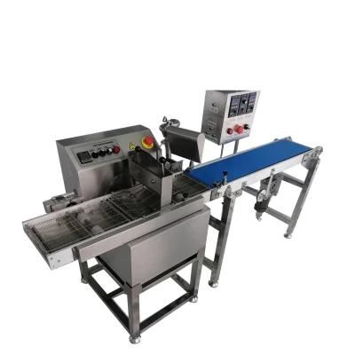 Small Choclate Enrobing Machine with Cooling Fan Conveyor