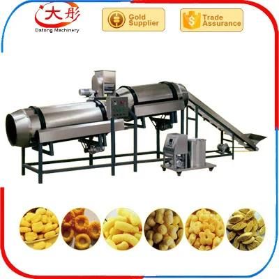 Roasted Extruded Puffed Rice Maize Corn Cheese Ball Machine