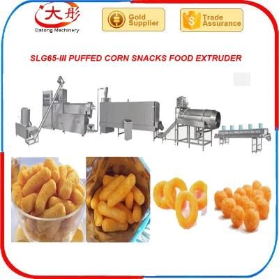 Puffed Extrusion Corn Snack Food Machine