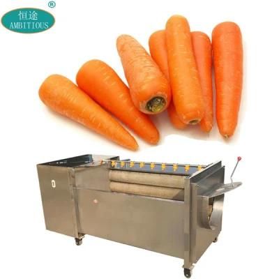 Brush Roller Carrots Cleaning Machines Carrot Washing Machine
