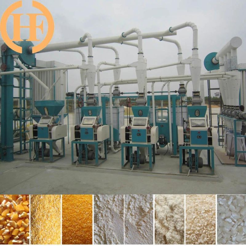 Automatic 20tpd Maize Corn Flour Milling Machine for Kenya