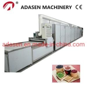 CE Stainless Steel Microwave Drying and Sterilization Equipment for Soybeans and Red Beans