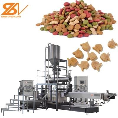 Dry Aquarium Floating Fish Feed Catfish Pet Dog Food Processing Machine