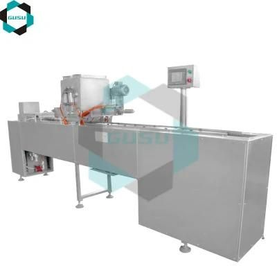 Ce Food Gusu Machinery Chocolate Moudling Machine with Caramel Stuffing