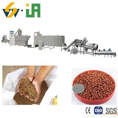 Floating Fish Food Making Machine / Fish Feed Production Line Machinery