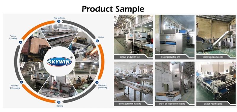 Automatic Factory Line Filled Cookies Biscuit Manufacturing Plant Machine