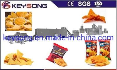 Puff Snack Extruder Tortilla Doritos Chips Prodution Line Making Machinery