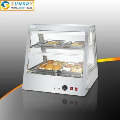 Commercial Stainless Steel Hot Food, Snacks, Bread Display Case Warmer