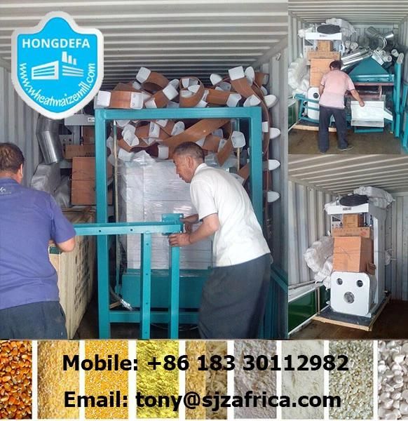 Automatic 20tpd Maize Corn Flour Milling Machine for Kenya