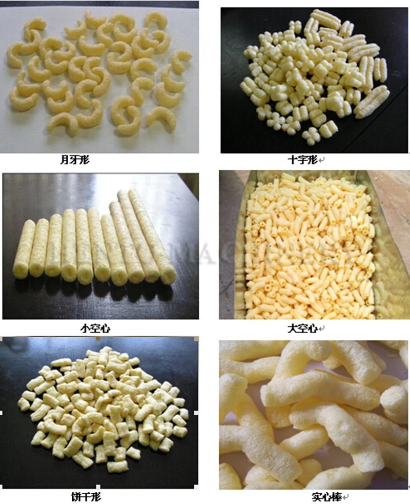 China Manufacturer Corn Flour Puffed Corn Snacks Making Extruder Production Line / Snack Puffed Extruders Machines