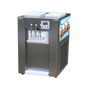 Commercial Countertop 3 Flavor Frozen Yogurt Soft Serve Ice Cream Making Machine