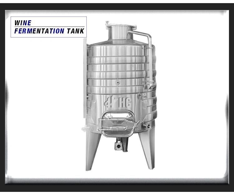 1000L 1500L 2000L 5000L 10000L Conical Beer Fermenting Tanks Jacketed Beer Fermentation Tank