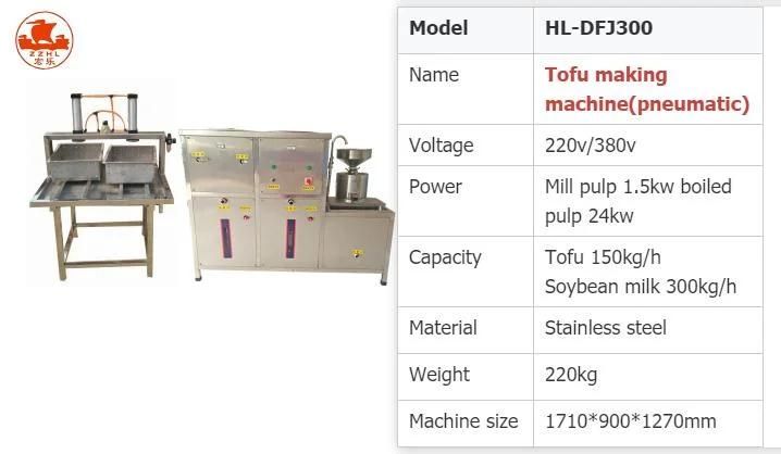 Easy Operated Tofu Forming Machine Soya Milk Production Line Machine