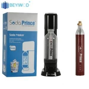 Home Soda Maker Machine with 0.6L Aluminum CO2 Cylinder (425g CO2 Use)