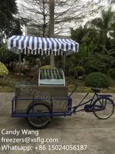 Popsicles Bike / Ice Lolly Bicycle/ Ice Stick Carts Freezers for Sale (CE approved)