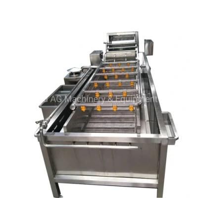 Automatic Potato Washing and Cleaning Machine with with Brush Roller