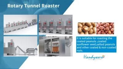 Rotary Roaster for Coated Peanuts Salted Peanuts