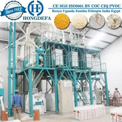 Running Zambia Maize Flour Milling Equipment