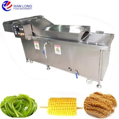 Automatic Potato Corn Bean Pasteurization Sterilizer Blancher Precooking Machine