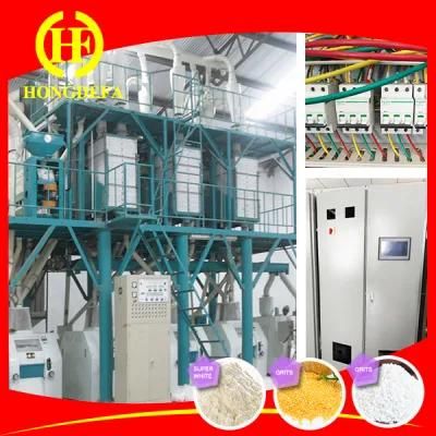 Building Design Wheat Flour Milling Machines 100t Steel Sturcture Wheat Flour Milling ...