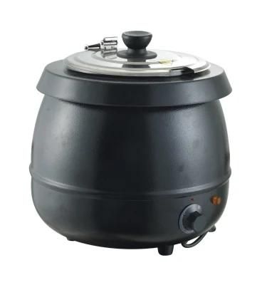 Commercial Electric Soup Kettle Countertop Food Kettle Warmer with Stainless Steel Pot and ...