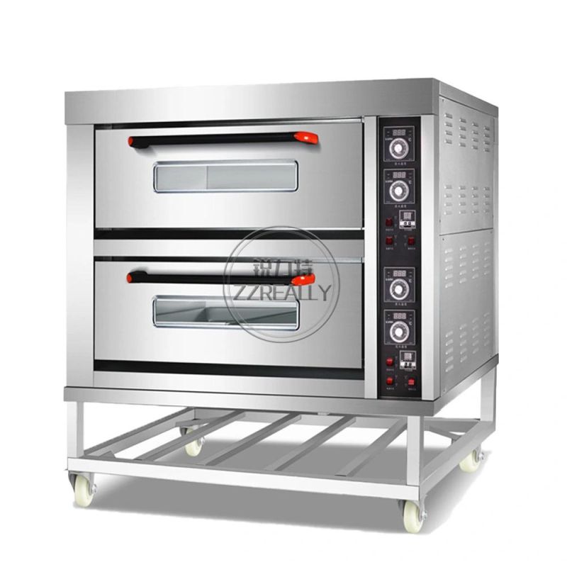 2 Decks 2 Trays Commercial Electric Baking Oven Cake Pizza Bread Oven Bakery Machines Baking Equipment