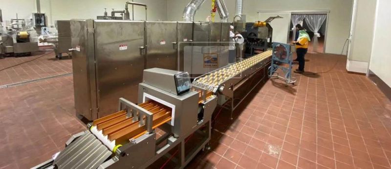 Automatic Waffle Cone Maker Crispy Ice Cream Cone Production Line