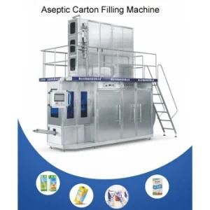 Automatic Aseptic Brick Carton Box Filling Machine Production Line for Soya Milk Juice ...