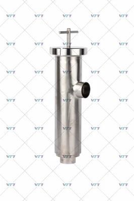 SS304&316L DIN Sanitary Food Grade Stainless Steel 90 Angle Filter with Welded End
