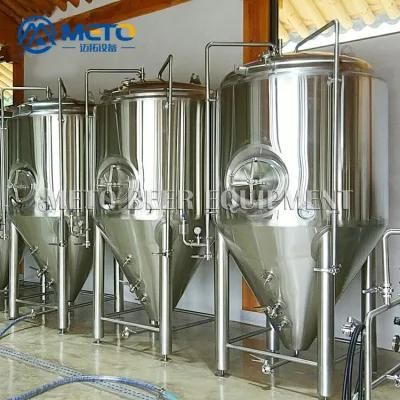 20bbl 2000L SUS304 Conical Beer Fermentation Tank for Brasserie