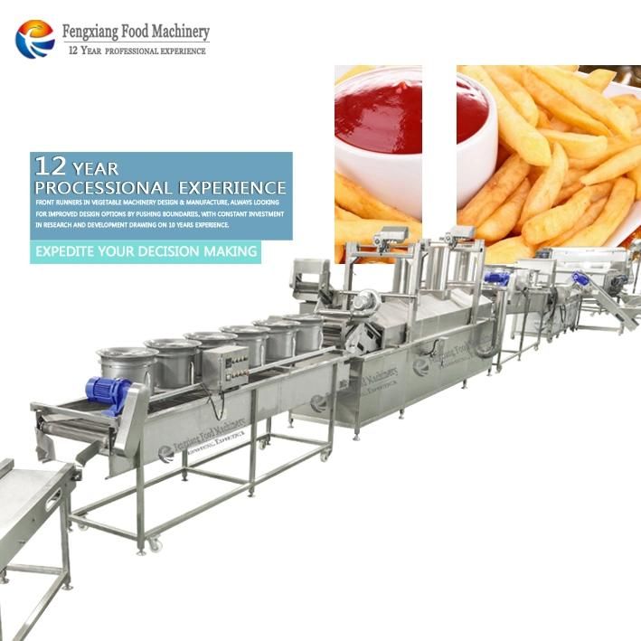 Qx-3000 Industrial Potato Chip Making Machine French Fries Production Line