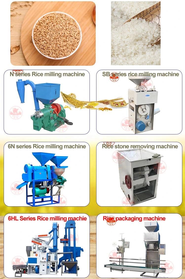 Paddy Rice Mill Machinery Equipment with Destoner Rice Mill Machine