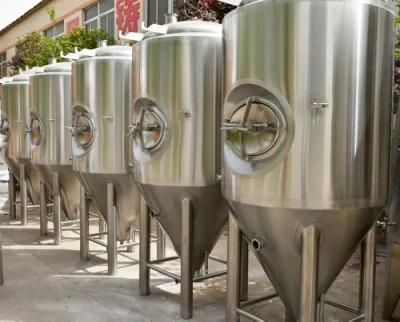 AISI304 Beer Fermentation Tank Conical Cooling Unitanks
